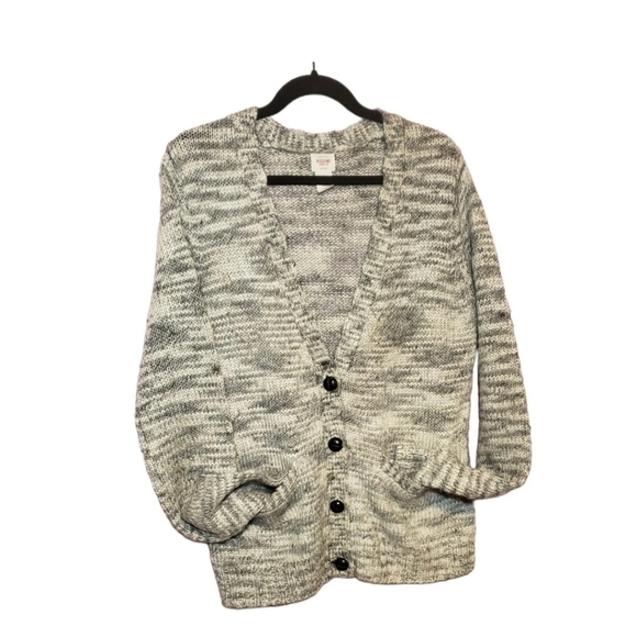 Mossimo Cardigan Sweater Womens Size XXL Wool Blend Knit Button Front Gray - Picture 1 of 11